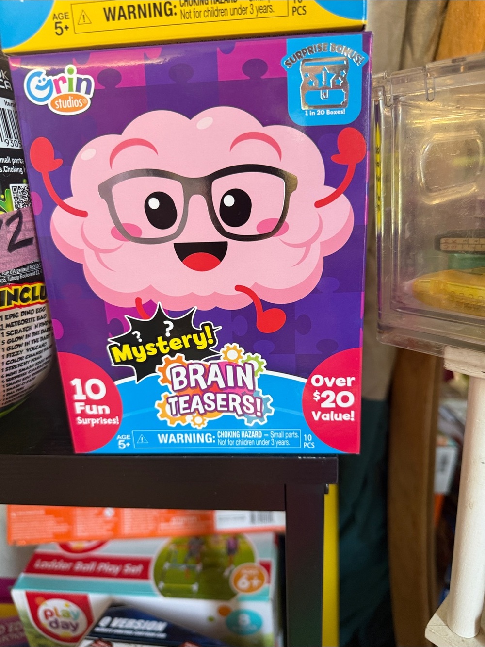 Pink Mystery Brain Teasers Toy - Kids Puzzle Surprise Set